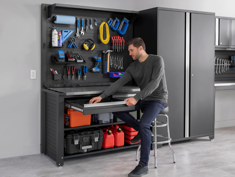 Pro Series 62 in. Workstation with 30 PC Accessory Kit outdoor funiture New Age   