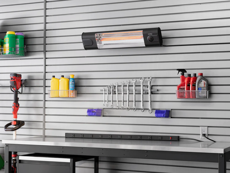 1500w Infrared Heater with Slatwall Bracket Infrared Thermometers New Age   