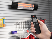 1500w Infrared Heater with Slatwall Bracket Infrared Thermometers New Age   