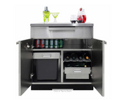 Outdoor Kitchen 5-piece Classic Stainless Steel with Drop-In Stainless Steel Platinum Grill outdoor funiture New Age   