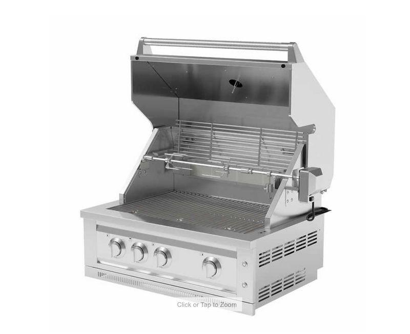 Outdoor Kitchen 5-piece Classic Stainless Steel with Drop-In Stainless Steel Platinum Grill outdoor funiture New Age   