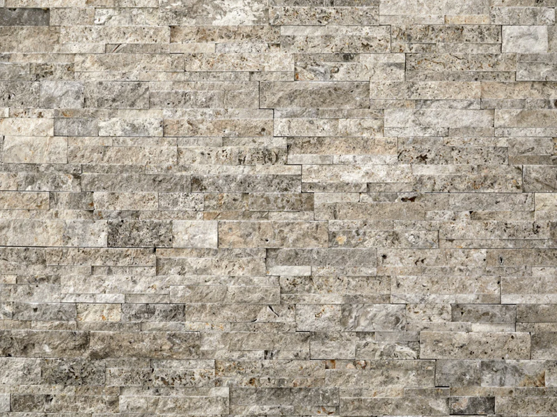 Natural Stacked Stone 36 sq. ft. Bundle Loose Stones New Age Natural Stacked Stone 36 sq. ft. Bundle - Silver Travertine  