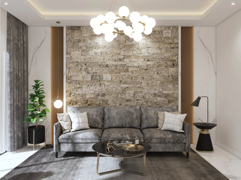 Natural Stacked Stone 36 sq. ft. Bundle Loose Stones New Age   