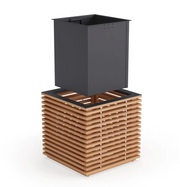 Monterey Square Planter Boxes (Set of 2) outdoor funiture New Age   