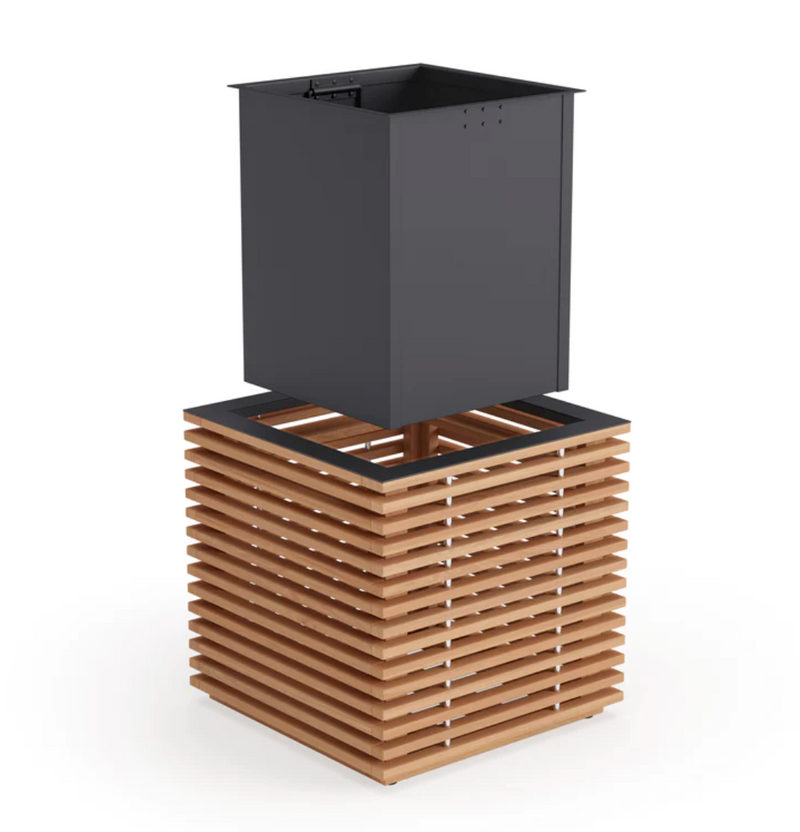 Monterey Square Planter Boxes (Set of 2) outdoor funiture New Age   