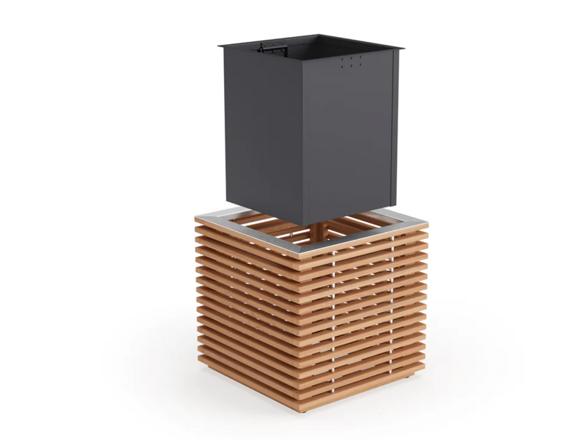 Monterey Square Planter Boxes (Set of 2) outdoor funiture New Age   