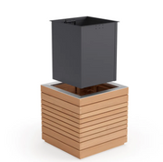 Rhodes Square Planter (Set of 2) outdoor funiture New Age   