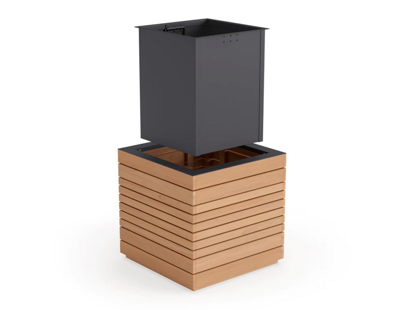 Rhodes Square Planter (Set of 2) outdoor funiture New Age   