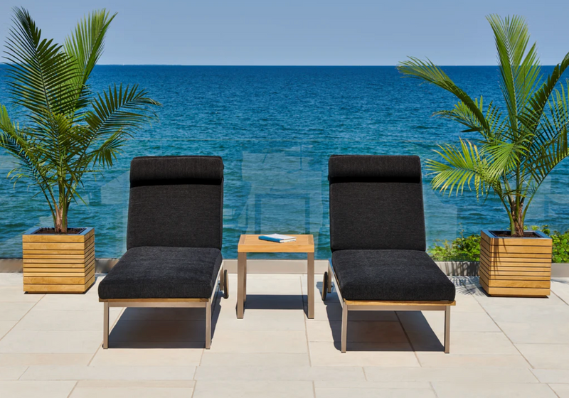 Rhodes Square Planter & Rectangular Planter (Set of 2) outdoor funiture New Age   