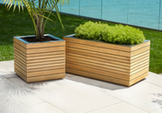Rhodes Square Planter & Rectangular Planter (Set of 2) outdoor funiture New Age   