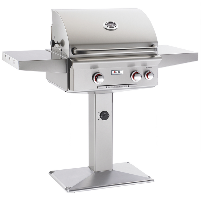 AOG24" patio post w/"rapid light" ignition BBQ GRILL CG Products   