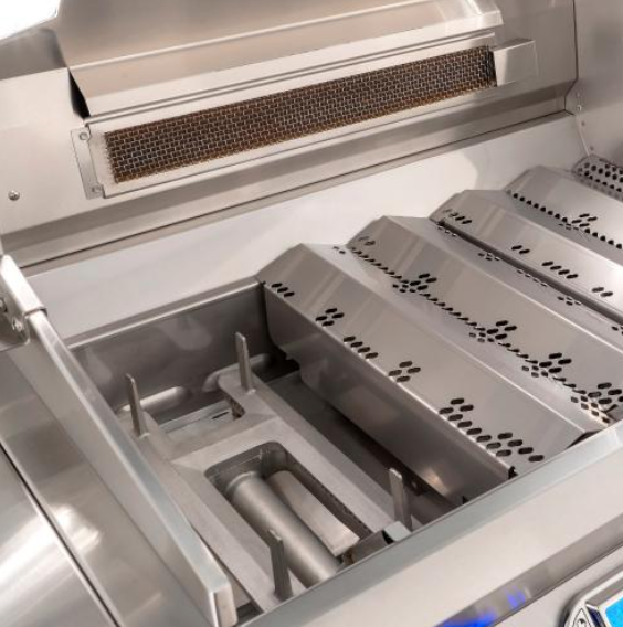 Fire Magic Echelon Diamond E1060i 48-Inch 4-Burner Built-In Natural Gas Grill with Digital Thermometer, Rear Burner and Magic View Window BBQ GRILL CG Products   