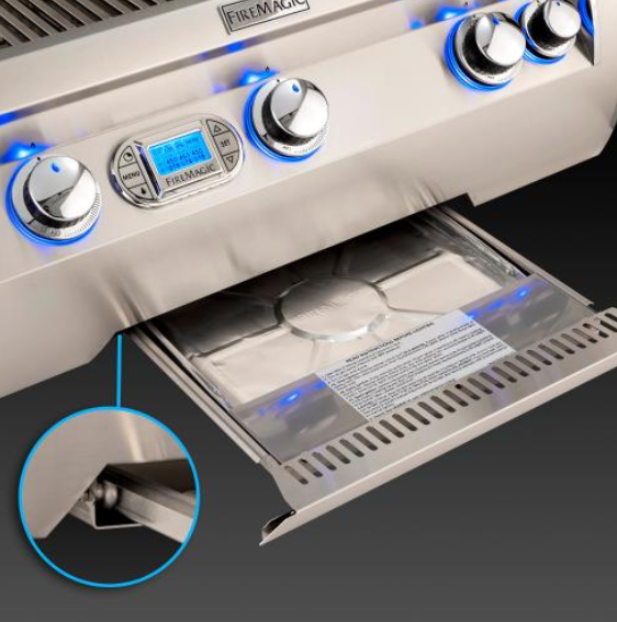 Fire Magic Echelon Diamond E1060i 48-Inch 4-Burner Built-In Natural Gas Grill with Digital Thermometer, Rear Burner and Magic View Window BBQ GRILL CG Products   