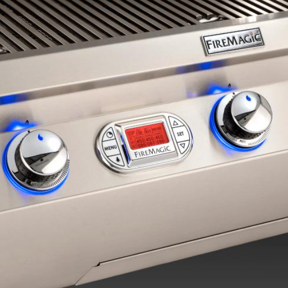 Fire Magic Echelon Diamond E1060i 48-Inch 4-Burner Built-In Natural Gas Grill with Digital Thermometer, Rear Burner and Magic View Window BBQ GRILL CG Products   