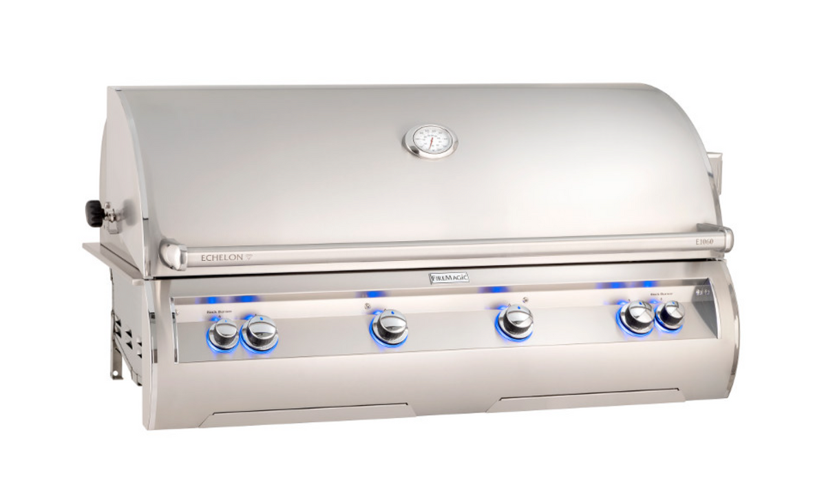 Fire Magic Echelon Diamond E1060i Built-In Grill with Window and Digital Thermometer BBQ GRILL CG Products Natural Gas Window No Analog