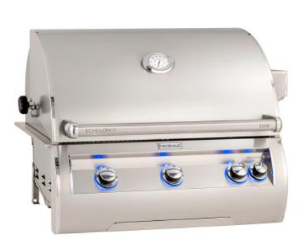 Fire Magic Echelon Diamond E660i 30-Inch 3-Burner Built-In Natural Gas Grill with Analog Thermometer and Rear Burner BBQ GRILL CG Products   