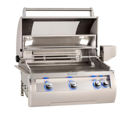 Fire Magic Echelon Diamond E660i 30-Inch 3-Burner Built-In Natural Gas Grill with Analog Thermometer, Rear Burner and Magic View Window BBQ GRILL CG Products   