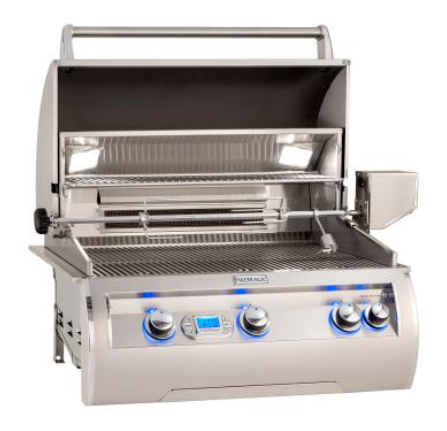 Fire Magic Echelon Diamond E660i 30-Inch 3-Burner Built-In Natural Gas Grill with Digital Thermometer, Rear Burner and Infrared Burner BBQ GRILL CG Products   