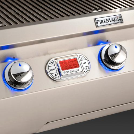 Fire Magic Echelon Diamond E660i 30-Inch 3-Burner Built-In Natural Gas Grill with Digital Thermometer, Rear Burner and Infrared Burner BBQ GRILL CG Products   