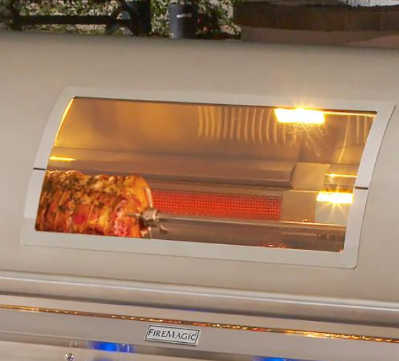 Fire Magic Echelon Diamond E660i 30-Inch 3-Burner Built-In Natural Gas Grill with Digital Thermometer, Rear Burner, Infrared Burner and Magic View Window BBQ GRILL CG Products   