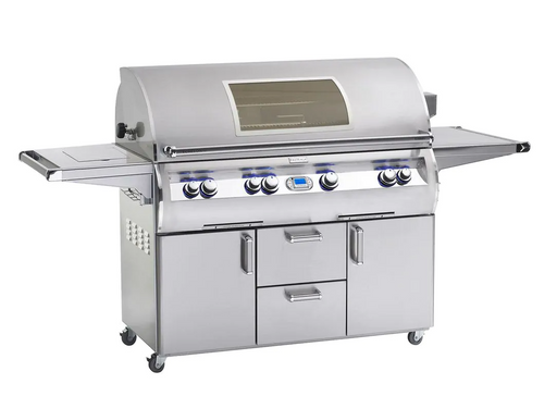 Fire Magic Echelon Diamond E1060s 48-Inch Freestanding Gas Grill With Rotisserie, Infrared Burner, Single Side Burner, Digital Thermometer & Magic View Window - Natural Gas BBQ GRILL CG Products   