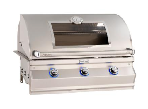 Fire Magic Aurora A790i 36-Inch 3-Burner Built-In Natural Gas Grill with Infrared Burner and Magic View Window BBQ GRILL CG Products   
