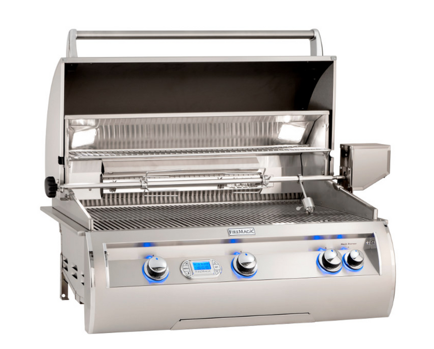Fire Magic Echelon Diamond E790i 36-Inch 3-Burner Built-In Propane Gas Grill with Digital Thermometer, Rear Burner and Infrared Burner BBQ GRILL CG Products   