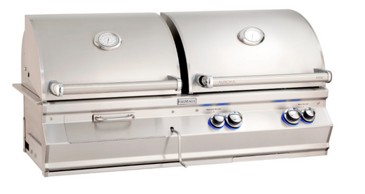 Fire Magic Aurora A830i 48-Inch Built-In Natural Gas & Charcoal Combo Grill with Rear Burner BBQ GRILL CG Products   