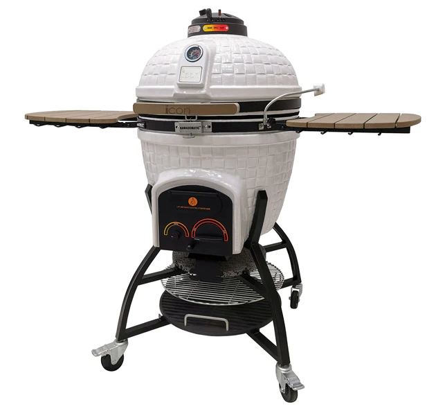 Icon XR402 Deluxe Kamado Grill, White BBQ GRILL CG Products   