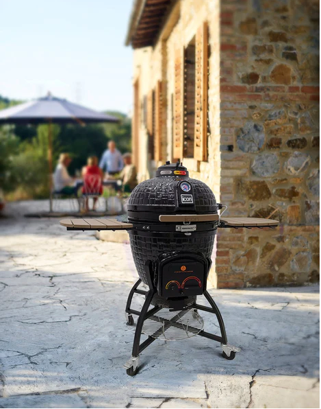 Icon XR402 Deluxe Kamado Grill, Black BBQ GRILL CG Products   