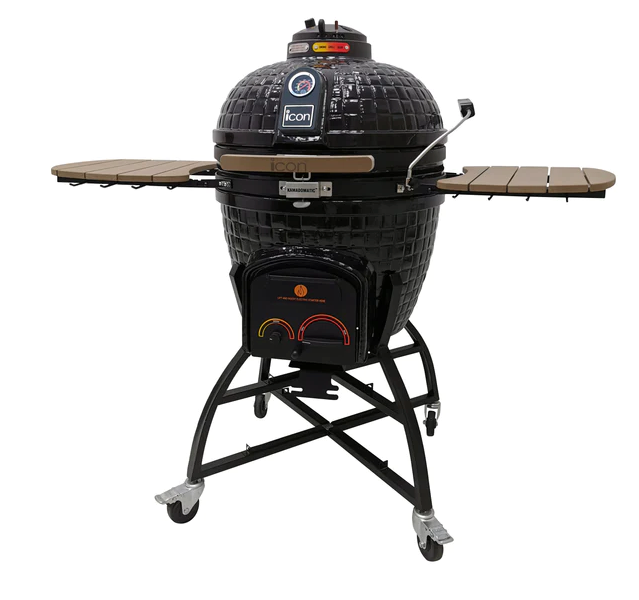 Icon XR402 Deluxe Kamado Grill, Black BBQ GRILL CG Products   
