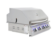 32" Premier Built-In Grill w/ LED Lights - RJC32AL BBQ GRILL CG Products   