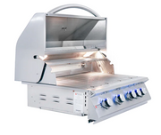 32" Premier Built-In Grill w/ LED Lights - RJC32AL BBQ GRILL CG Products   