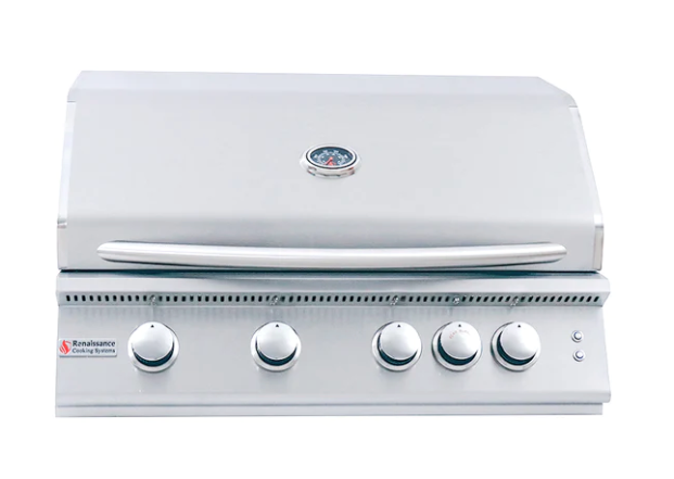 32" Premier Built-In Grill w/ LED Lights - RJC32AL BBQ GRILL CG Products   