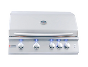 32" Premier Built-In Grill w/ LED Lights - RJC32AL BBQ GRILL CG Products 32" Premier Built-In Grill W/Lights-  LPG  