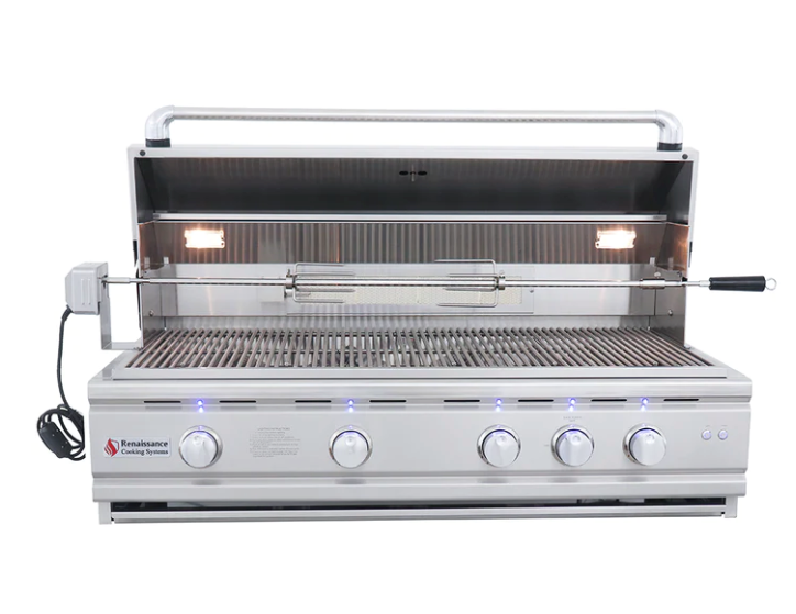 42" Cutlass Pro Built-In Grill w/ Window - RON42AW BBQ GRILL CG Products   