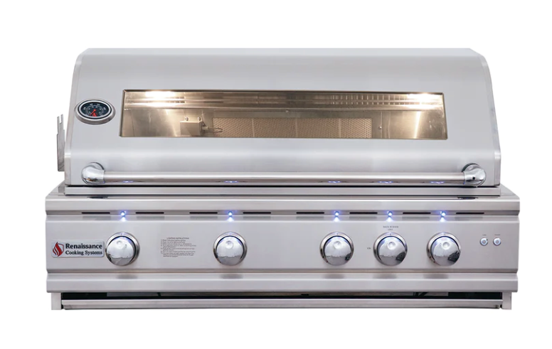 42" Cutlass Pro Built-In Grill w/ Window - RON42AW BBQ GRILL CG Products 42" Cutlass Pro Built-In Grill W/ Window -  LPG  