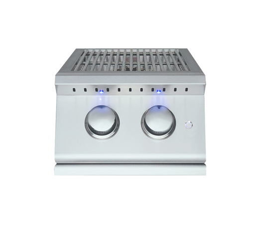 The Premier Series Double Side Burner with LED Lights BBQ GRILL CG Products The Premier Series Double Side Burner with LED Lights - LPG  