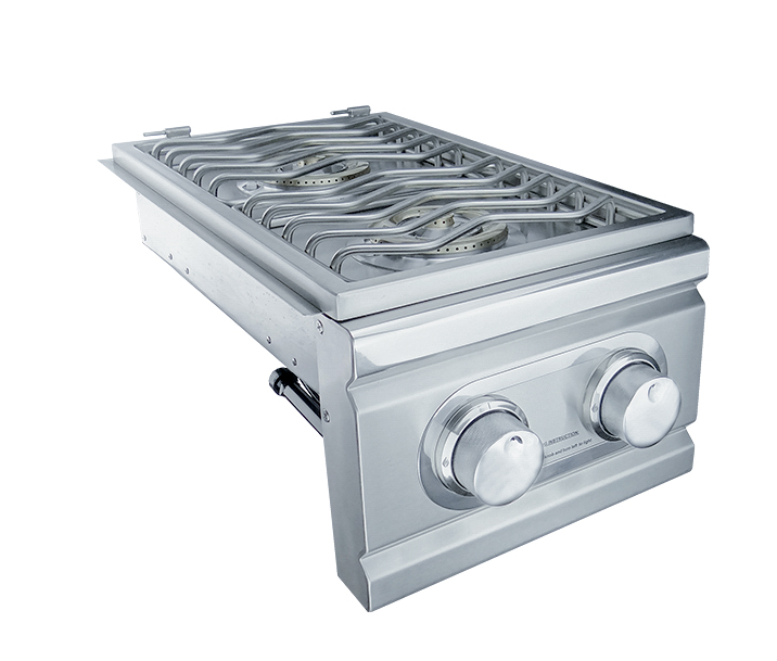 The Cutlass Series Double Side Burner BBQ GRILL CG Products   