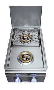 The Cutlass-Pro Series Double Side Burner W/Light BBQ GRILL CG Products   