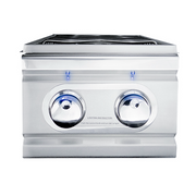 The Cutlass-Pro Series Double Side Burner W/Light BBQ GRILL CG Products The Cutlass Series Double Side Burner - LPG  
