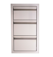 The Valiant Series Double Drawer w/ Paper Towel Drawer Combo BBQ GRILL CG Products   