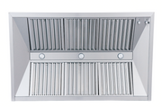 RCS 48-304 SS Vent Hood w/1200 CFM Blower BBQ GRILL CG Products   