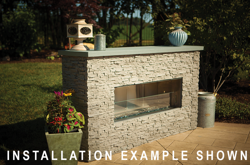 The 48" Cedar Creek Outdoor Gas Fireplace outdoor funiture CG Products   