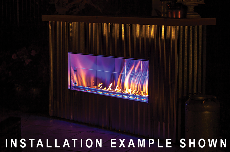 The 72" Cedar Creek Outdoor Gas Fireplace outdoor funiture CG Products   