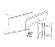 The 36" Cedar Creek Fireplace See-Thru Kit outdoor funiture CG Products   