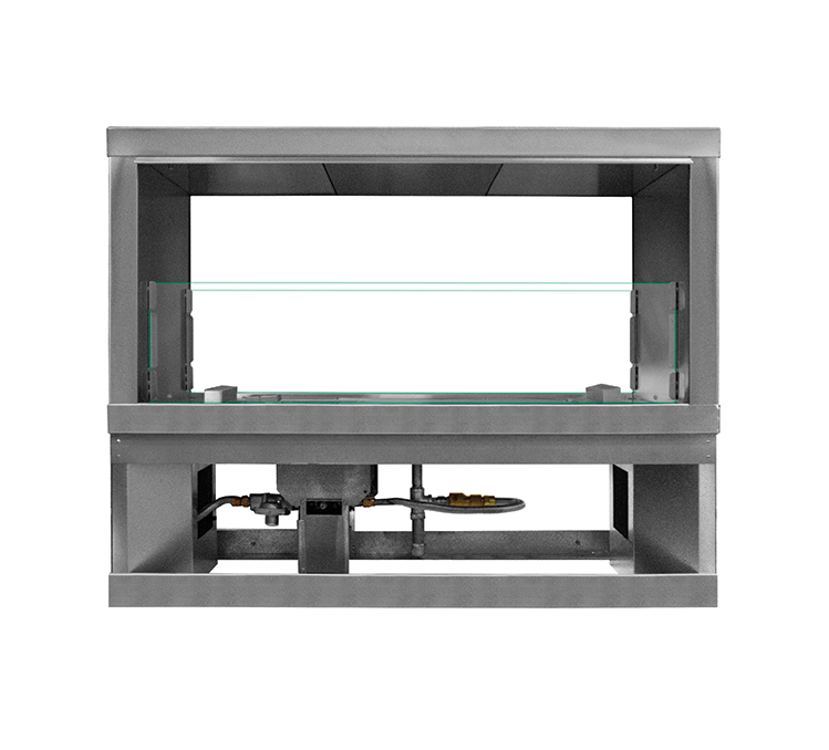 The 60" Cedar Creek Fireplace See-Thru Kit outdoor funiture CG Products   