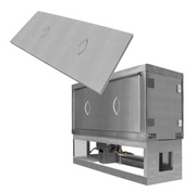 60" Cedar Creek Fireplace Stainless Cover outdoor funiture CG Products   