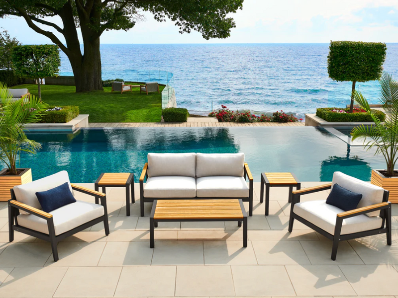 Rhodes 4 Seater Chat Set Outdoor Sofas New Age   