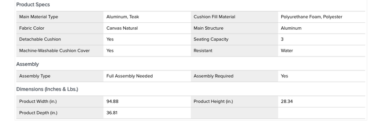 Rhodes 3 Seater Sofa Outdoor Sofas New Age   